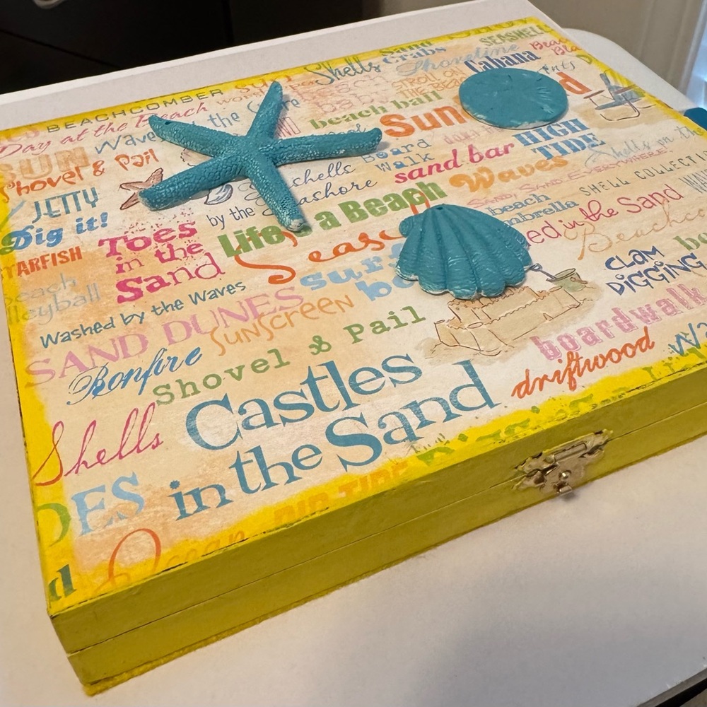 Beach-Themed decorative box